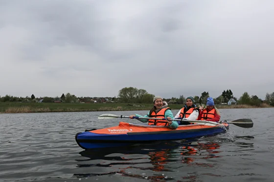 По Содышке на байдарках