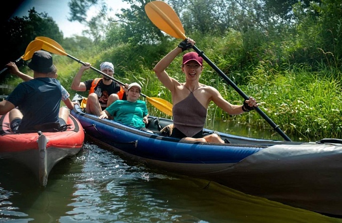 Сплав на байдарках по реке Киржач 1-3 мая