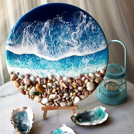 Мастер-классы по ЭПОКСИДНОЙ СМОЛЕ в Москве!