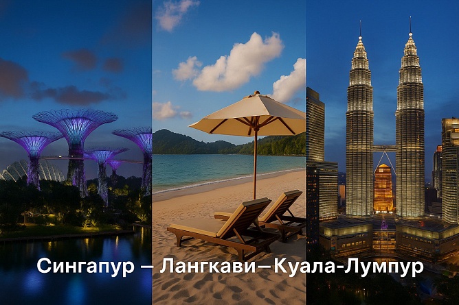 Авторский тур: Сингапур (3 н.) - о.Лангкави (4 н.) - Куала Лумпур (1 н.)