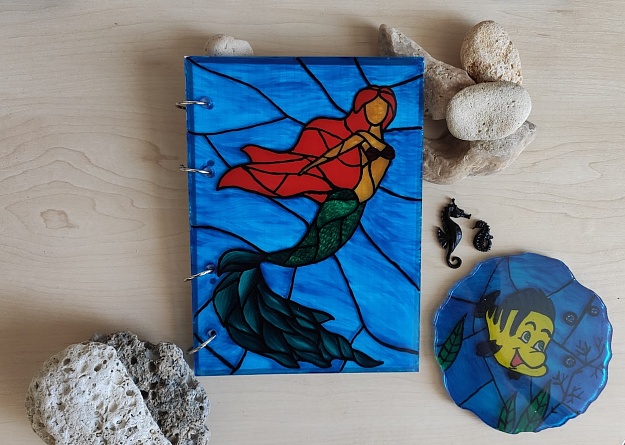 Ежедневник из эпоксидной смолы