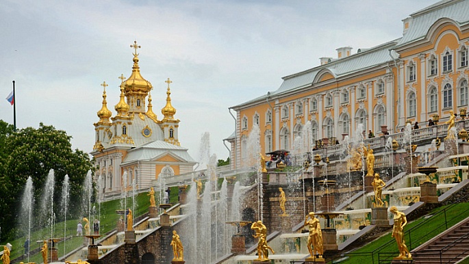 Экскурсия в Петергоф с фонтанами Нижнего парка