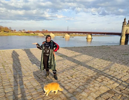 Рыжий кот, рыбаки и память: прогулка к мосту королевы Луизы.Фото 5