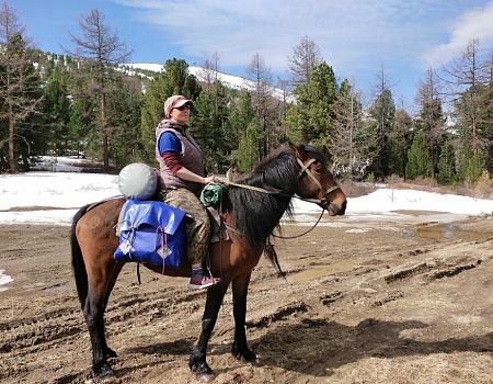 Всадник на снегу | Республика Алтай.Фото 1