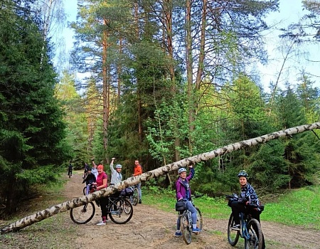 Итоги велопоездки от Дубны до станции Мельдино!.Фото 1