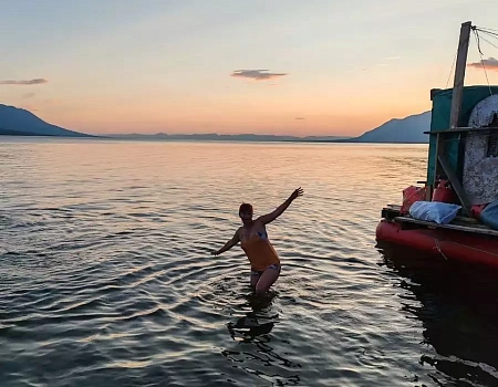 Путорано без спешки: рыба, сап и вечерняя баня. Плато Путорана день 3.Фото 6