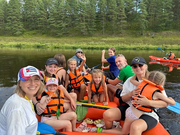 Детский сплав с геологическими раскопками май 2025