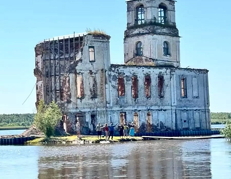 Конкурс. Место силы. Село, которого нет. Крохино. Храм на воде: история спасения, которая длится уже  17 лет.Фото 0