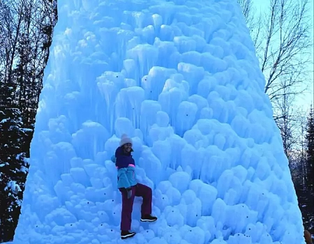 Ледяной дворец, созданный случайностью и морозом.Фото 2